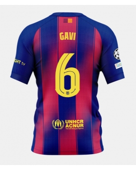 Billige Fotballdrakt Barcelona Paez Gavi #6 Replika Hjemmedrakt 2025-26 Kortermet Billige Fotballdrakt Barcelona Paez Gavi #6 Replika Hjemmedrakt 2025-26 Kortermet